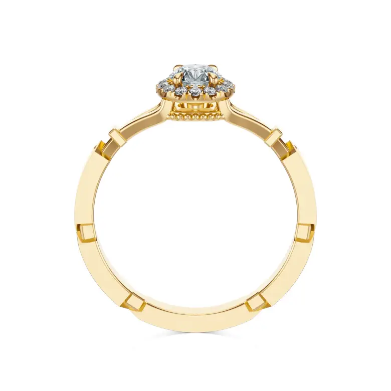 Pierścionek zaręczynowy z diamentami AJPZ_135